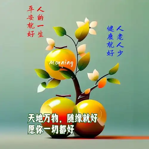  让人放松心情的早安祝福语短句,免打字聊天的早上好图片