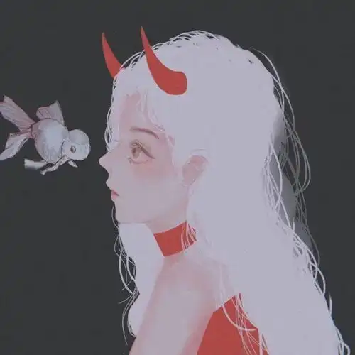  一组卡通简约情侣头像