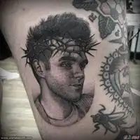  男生纹身图案头像微信头像图片大全