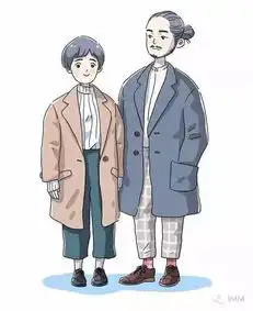  刷爆时尚朋友圈手绘版情侣入秋最fashion搭配