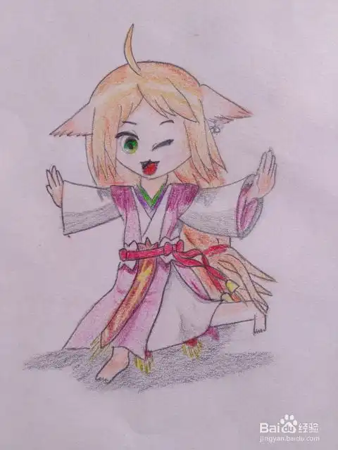  过年如何画涂山苏苏q版新年贺图