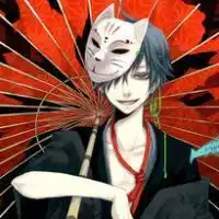  找一些带着狐狸面具或者是鬼面具的动漫头像悬赏可加