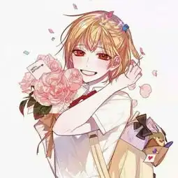  简约插画情侣头像5