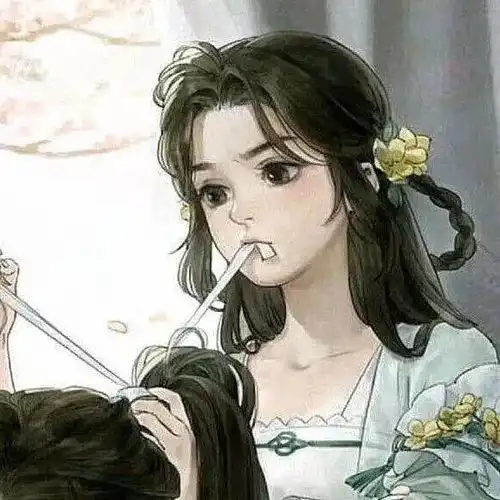  古风情头为你花开满城,为你烟火满空