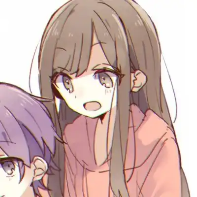  温柔的情侣头像被爱好似有靠山