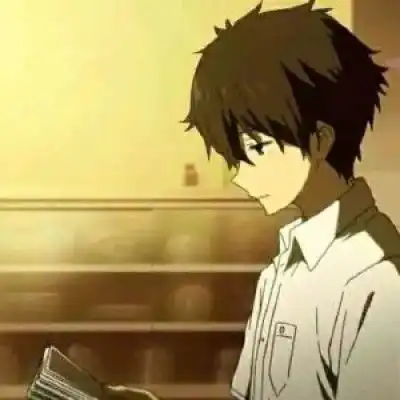  动漫情侣头像冰菓2我的心被唤起,都是因为你