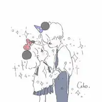  简笔情侣头像一男一女可爱微信头像图片大全