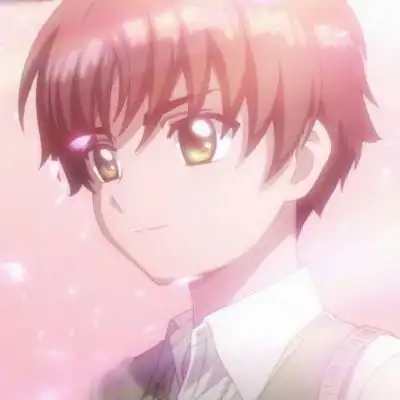 小樱小狼情头一左一右魔卡少女樱情侣头像高清图片