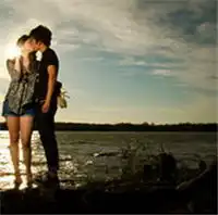  意境欧美情侣头像爱情是磐石时间是熔炉