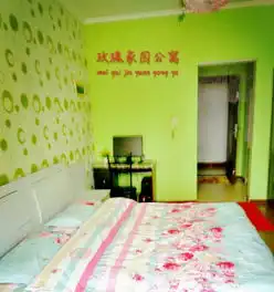  玫瑰公寓情侣大床房,舒适温馨,内设wifi