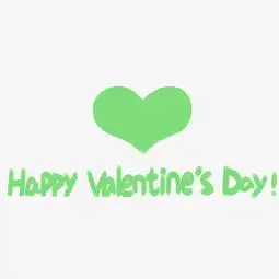  手绘卡通绿色情人节元素图片素材其他格式下载动漫人物大全