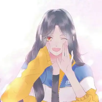  情头动漫一男一女帅气