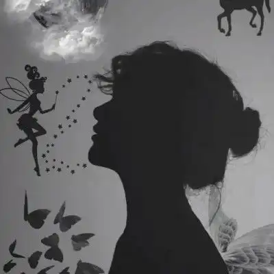  黑白背影头像女生侧脸女生伤感的头像合集