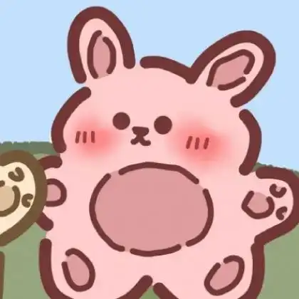  最可爱的卡通情侣头像,手绘简约小兔子小熊都不错