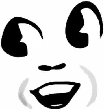  真人脸表情包素材