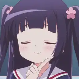  二次元头像萌表情少女