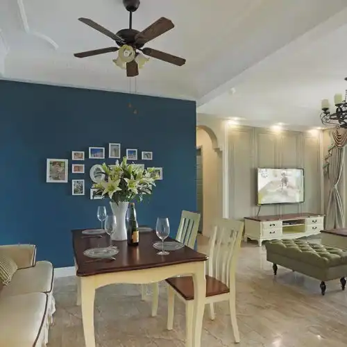  120㎡美式风,少女的别致家