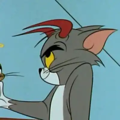  猫和老鼠情侣头像汤姆和杰瑞cp头像高清可爱