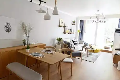  70平米的北欧风温居,简约装修温馨又暖心,适合新婚情侣最佳选择