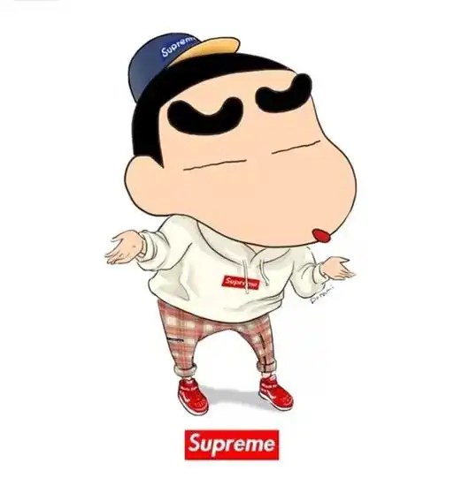  萌翻了当小新和小丸子穿上时装大牌