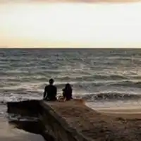  看海情侣意境头像微信头像图片大全