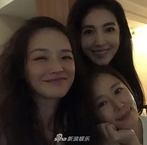 组图林心如舒淇杨谨华闺蜜聚会三女神素颜同框比美
